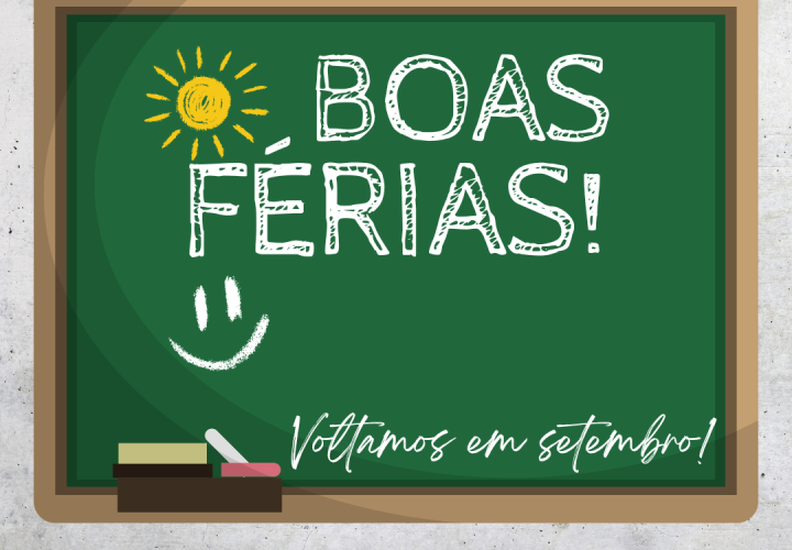 Boas Férias e até breve!